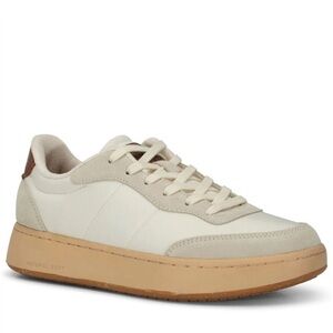 Woden May Sneakers Whisper White Cream Suede 8 Comfort Cork Insole